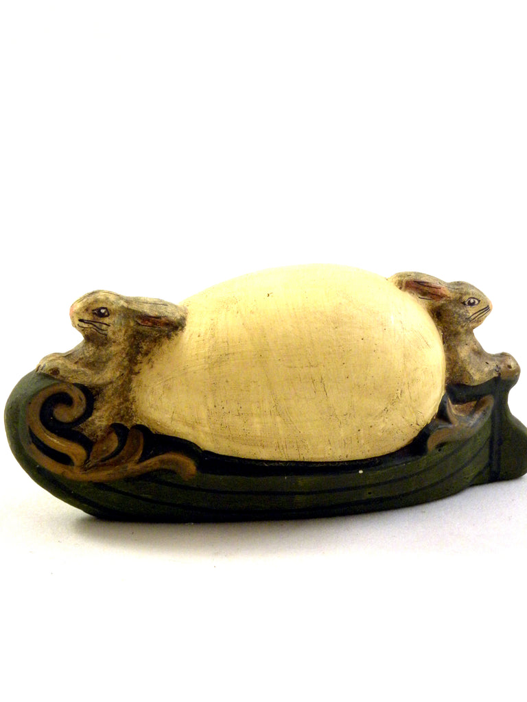 Egyptian Egg with Rabbits- Limited Edition - BELLAVINTAGEHOME