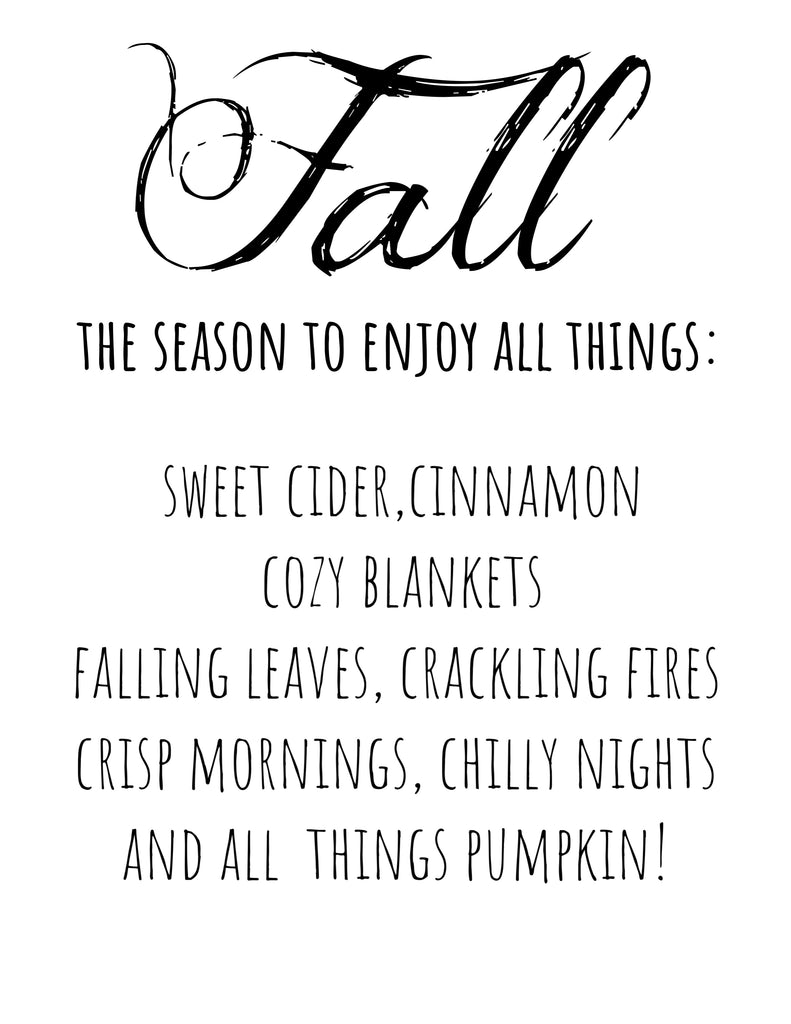 Fall Definition Tea Towel - BELLAVINTAGEHOME