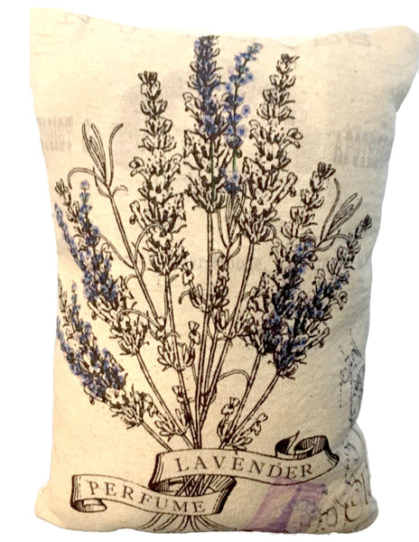Botanical  Lavender Perfume Print,  Pillow, Note Cards, Tea Towel, Digital Download - BELLAVINTAGEHOME