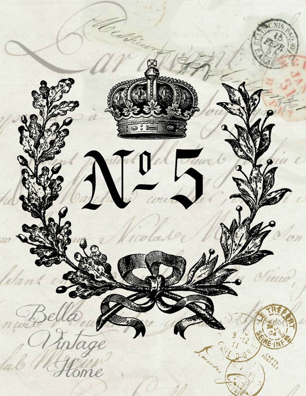 Paris No 5 Print, Pillow, Note Cards, Tea Towel, Digital Download - BELLAVINTAGEHOME