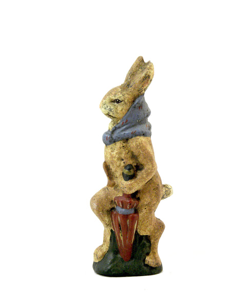 Rabbit with umbrella- Open Edition - BELLAVINTAGEHOME