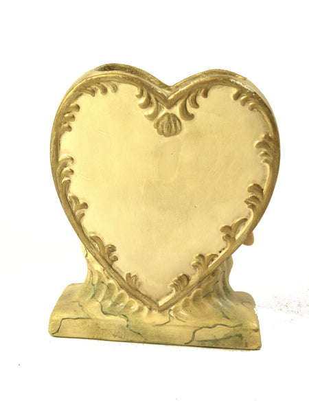 Heart Vase with Cherub- Open Edition - BELLAVINTAGEHOME