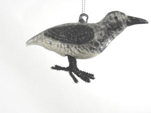 Ornament- Glass Shorebird Ornament - BELLAVINTAGEHOME