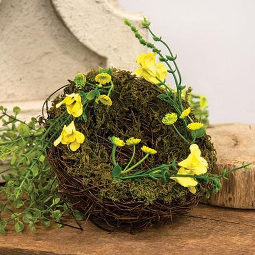a Moss and Buttercup Nest 5" - BELLAVINTAGEHOME