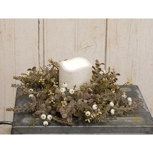 Cream Berry Candle Ring - BELLAVINTAGEHOME