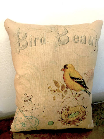 Finch Accent Pillow - BELLAVINTAGEHOME