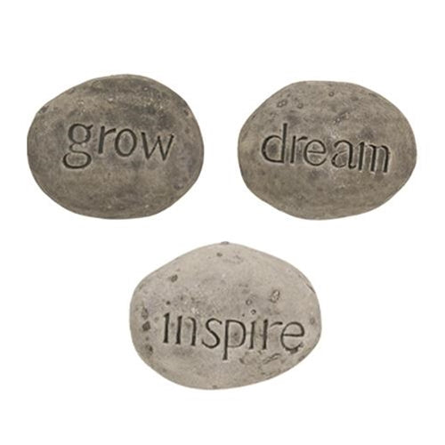 Dream, Grow, Inspire Garden Stone - BELLAVINTAGEHOME