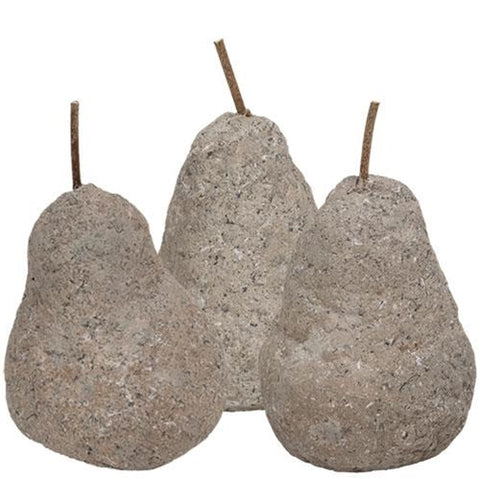 Cement Rustic Pears - BELLAVINTAGEHOME